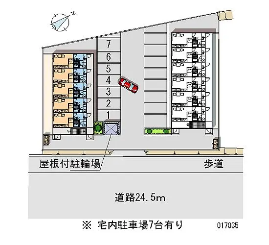 ★手数料０円★札幌市豊平区福住三条７丁目　月極駐車場（LP）